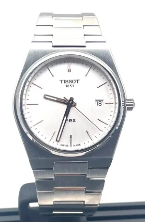 Tissot PRX Quartz Silver Dial Water Resistant Men's Watch T1374101103100