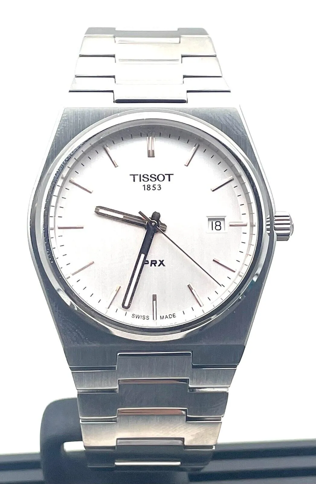 Tissot PRX Quartz Silver Dial Water Resistant Men's Watch T1374101103100