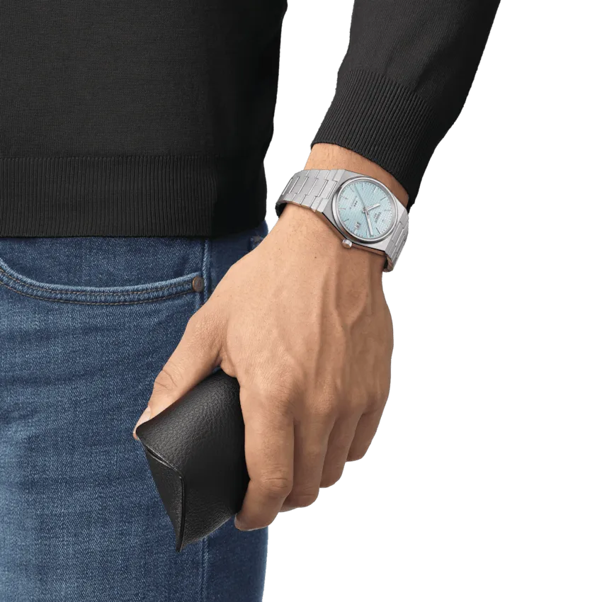 Tissot watch prx powermatic 80 40mm blue automatic steel t137.407.11.351.00