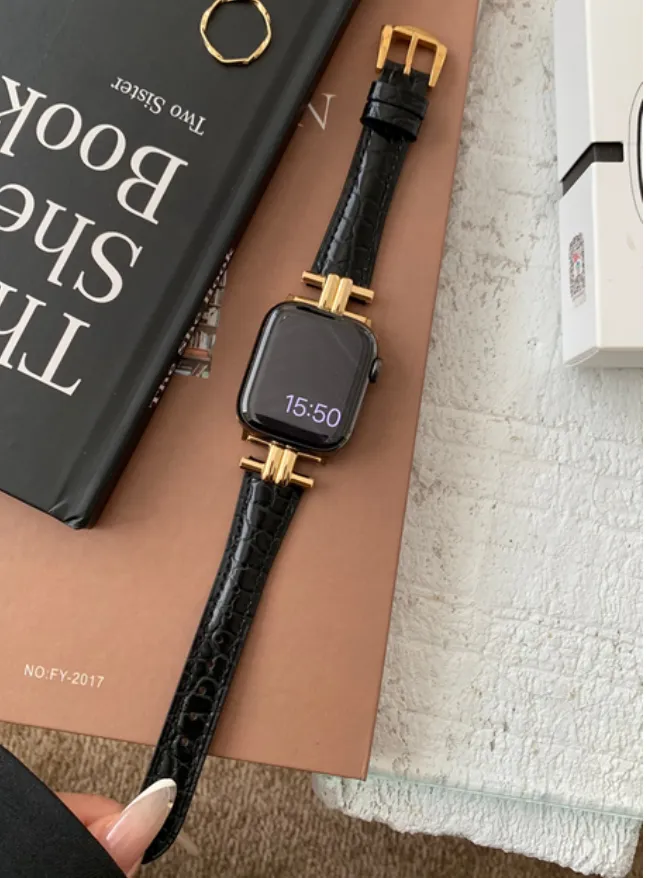 Top Quality Genuine Cow Leather Smart Watch Straps - Many Sizes & Colours