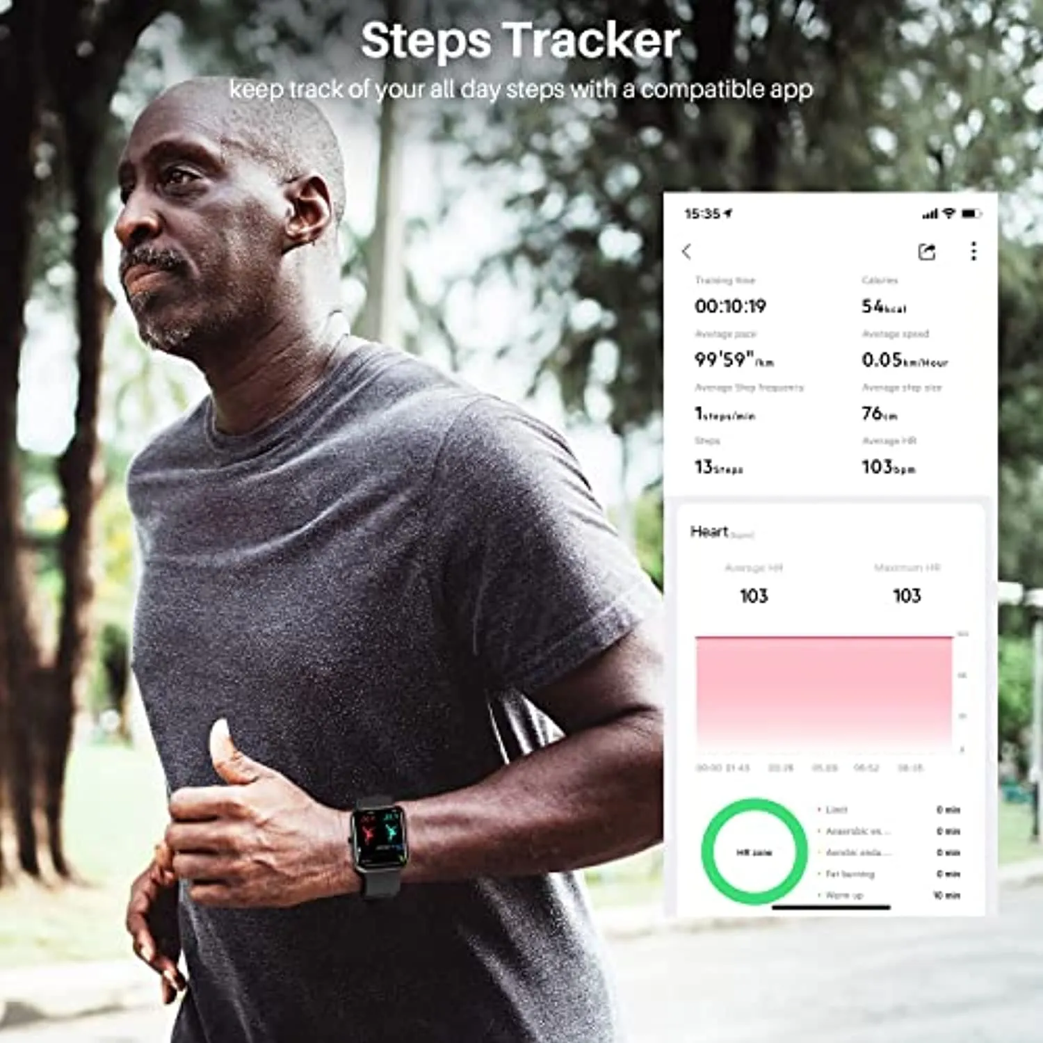TOZO S2 Smart Watch Alexa Built-in Fitness Tracker with Heart Rate and Blood Oxygen Monitor,Sleep Monitor 5ATM Waterproof 1.69-inch HD Color Touchscreen for Men Women Compatible with iPhone & Android