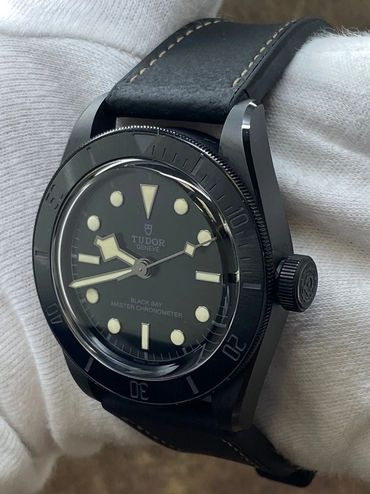 Tudor Black Bay Ceramic 79210CNU Black Dial Automatic Men's Watch