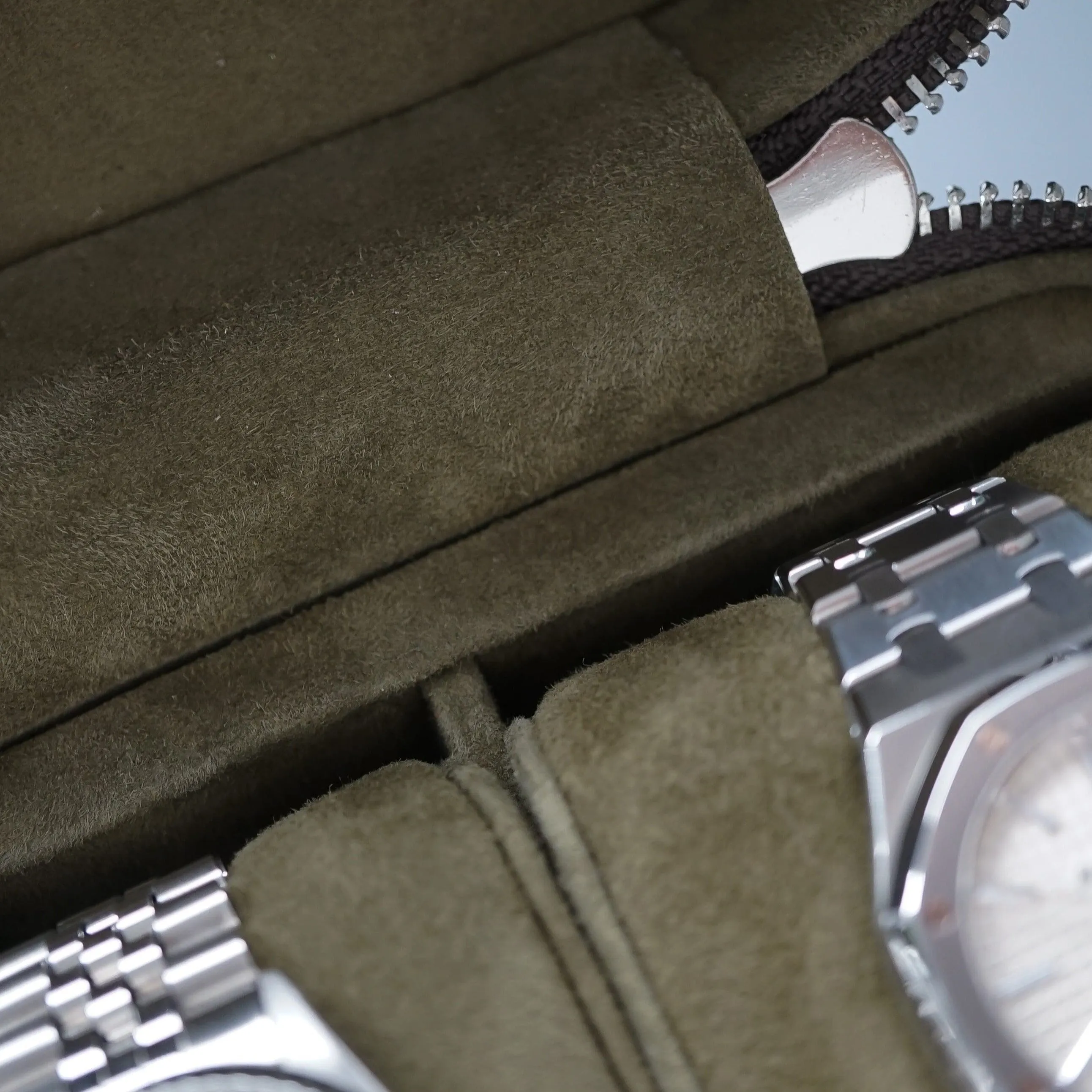 Uhrenbox 2 Uhren [Khaki]