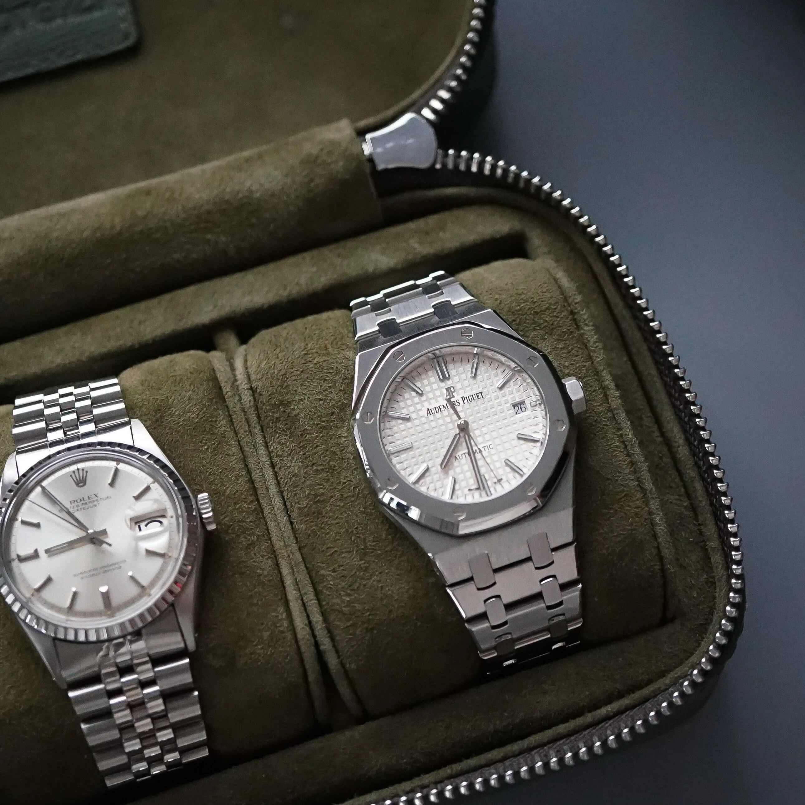 Uhrenbox 3 Uhren [Khaki]