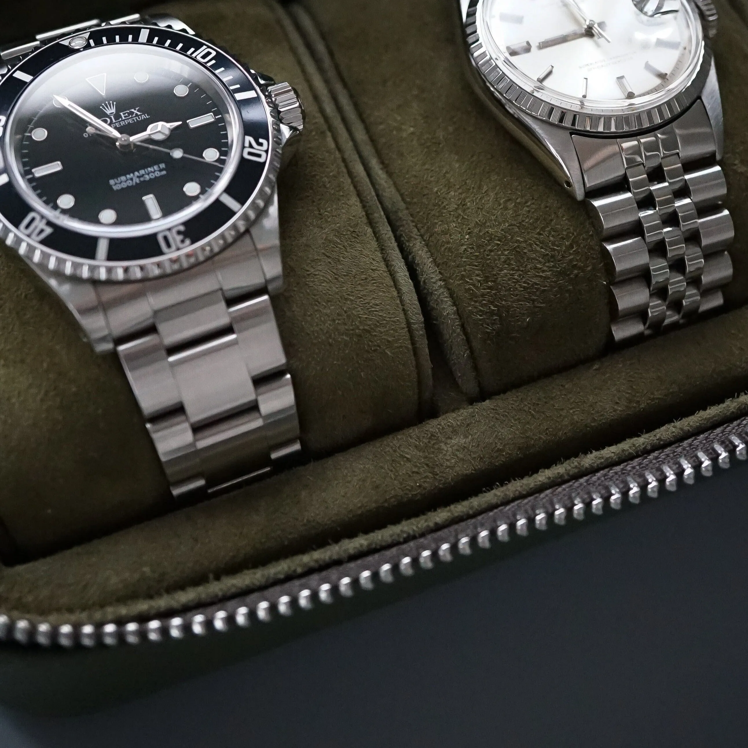 Uhrenbox 3 Uhren [Khaki]