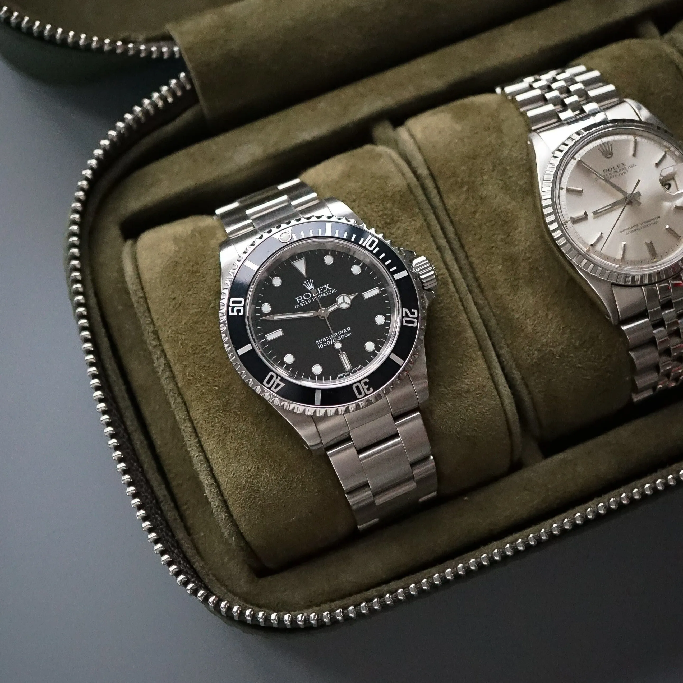 Uhrenbox 3 Uhren [Khaki]