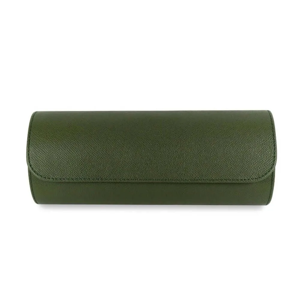 Uhrenrolle aus Leder für 3 Uhren [Khaki]