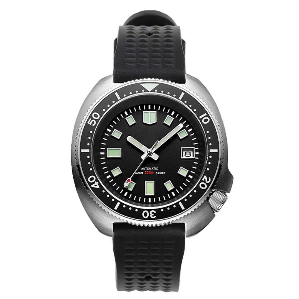 UK Warehouse - Steeldive SD1970 6105 Turtle Diver Watch V2