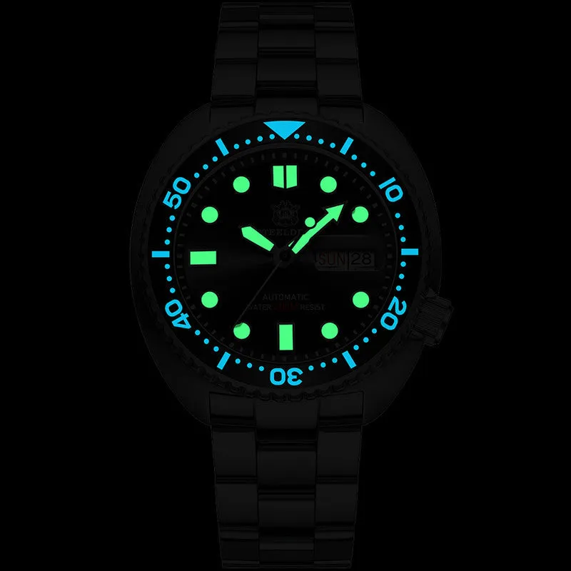 UK Warehouse - STEELDIVE SD1972 6309 King Turtle Dive Watch V2