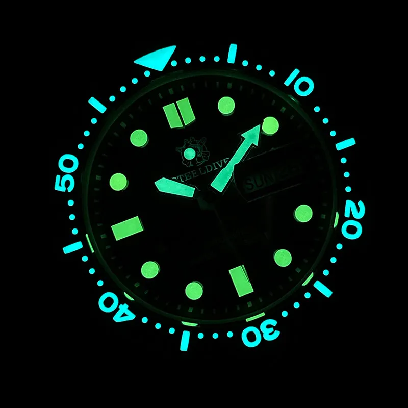 UK Warehouse - STEELDIVE SD1972 6309 King Turtle Dive Watch V2