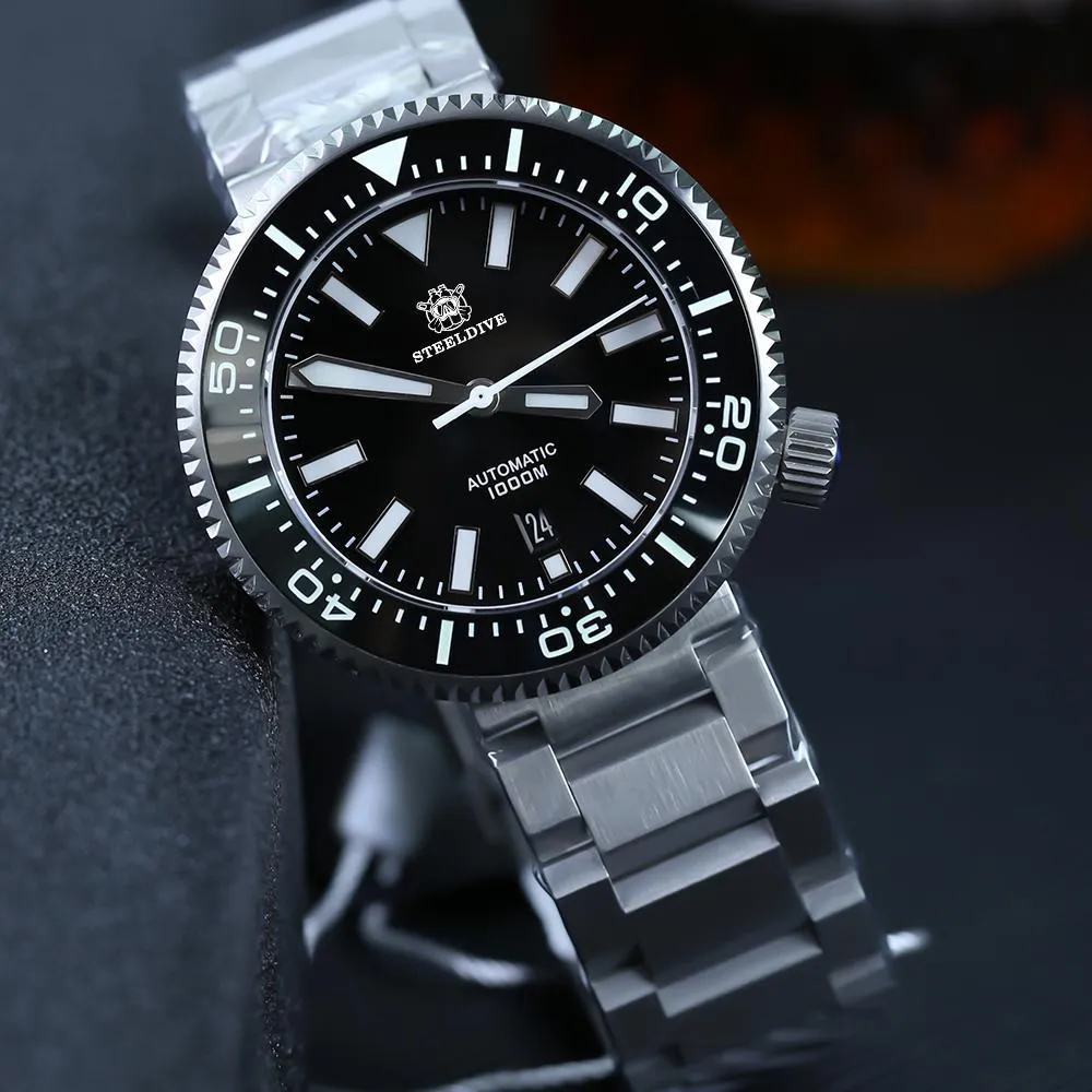 UK Warehouse - Steeldive SD1976 46mm 1000m Dive Watch