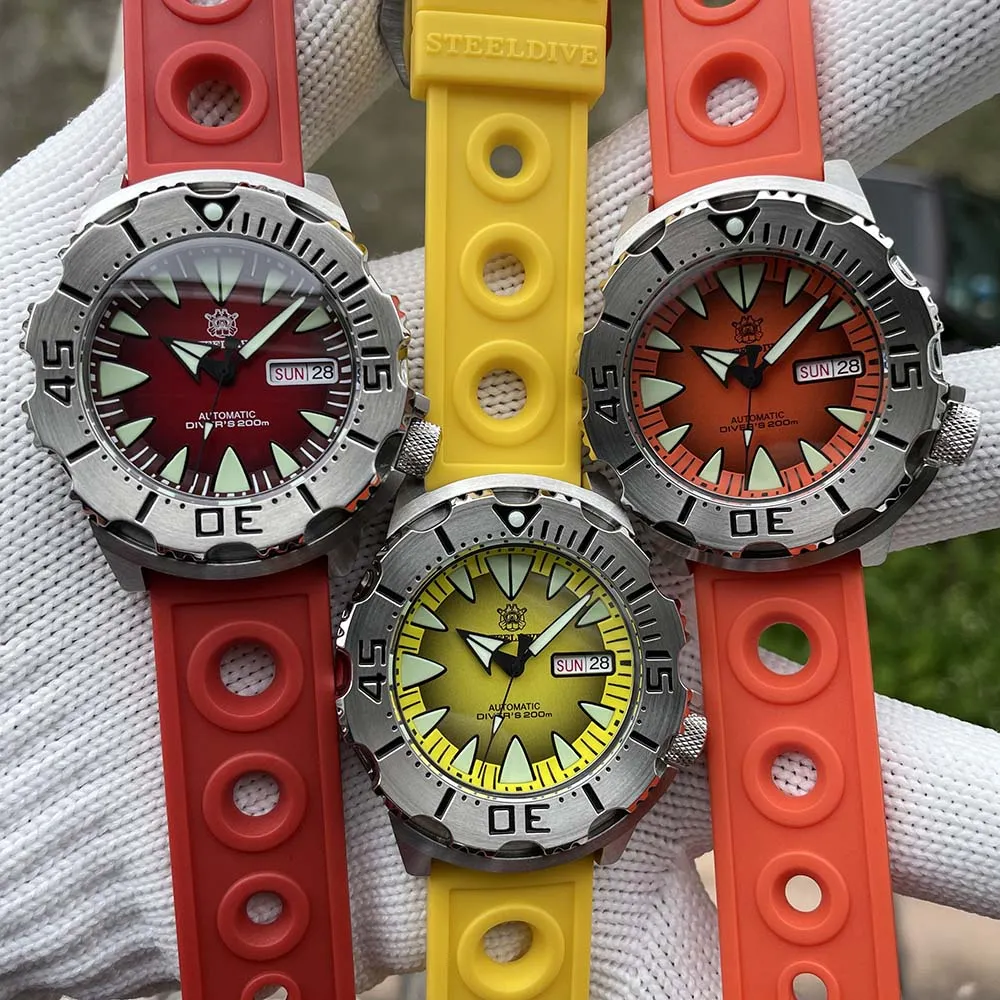 UK Warehouse - Steeldive SD1984 NH36 Automatic Monster Men Watch