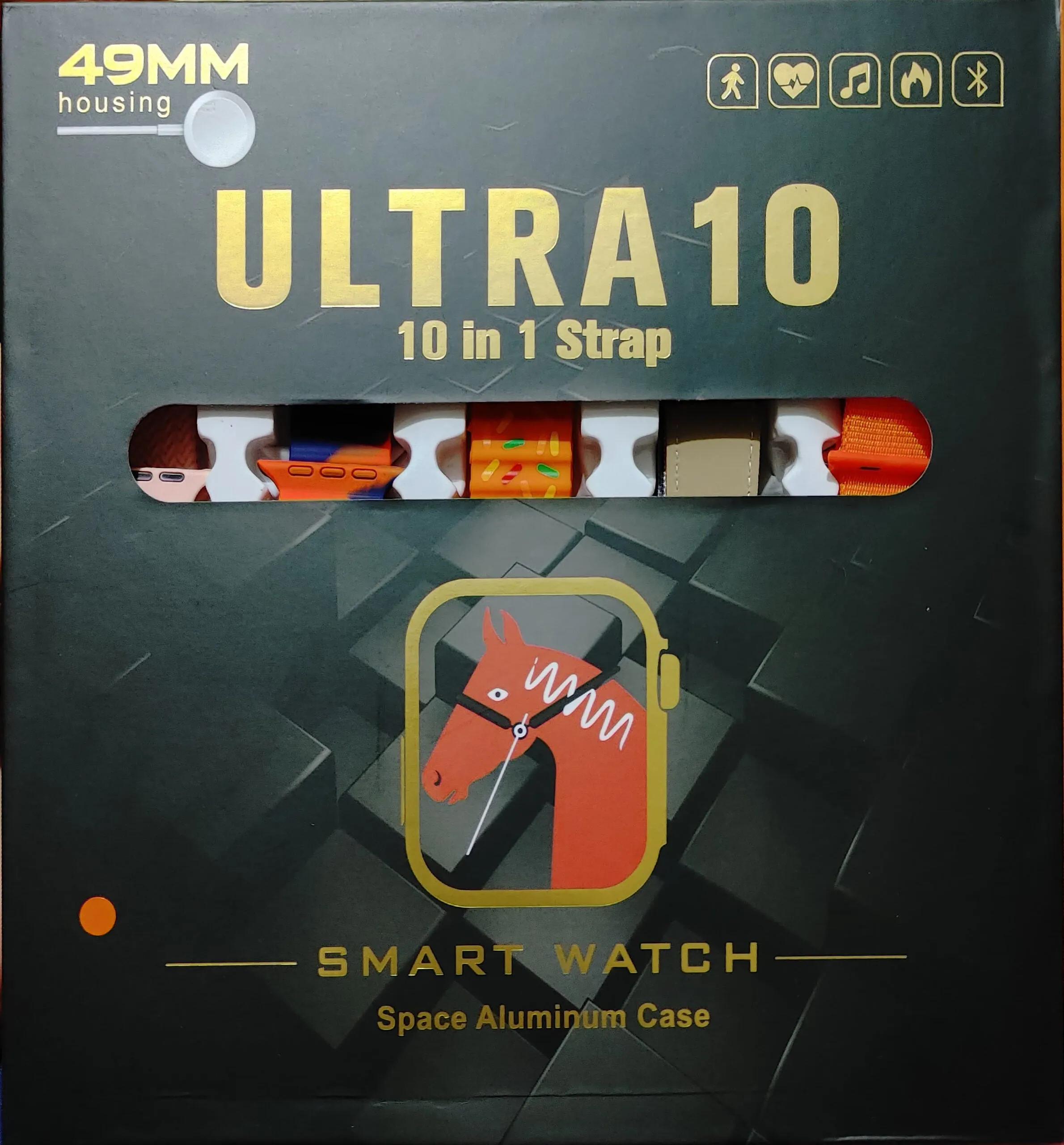Ultra 10 Smartwatch | 10 in 1 Series 8 big 2.0′ HD Screen