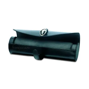 Underwood (London) - Large Watch Storage Roll in Black Leather