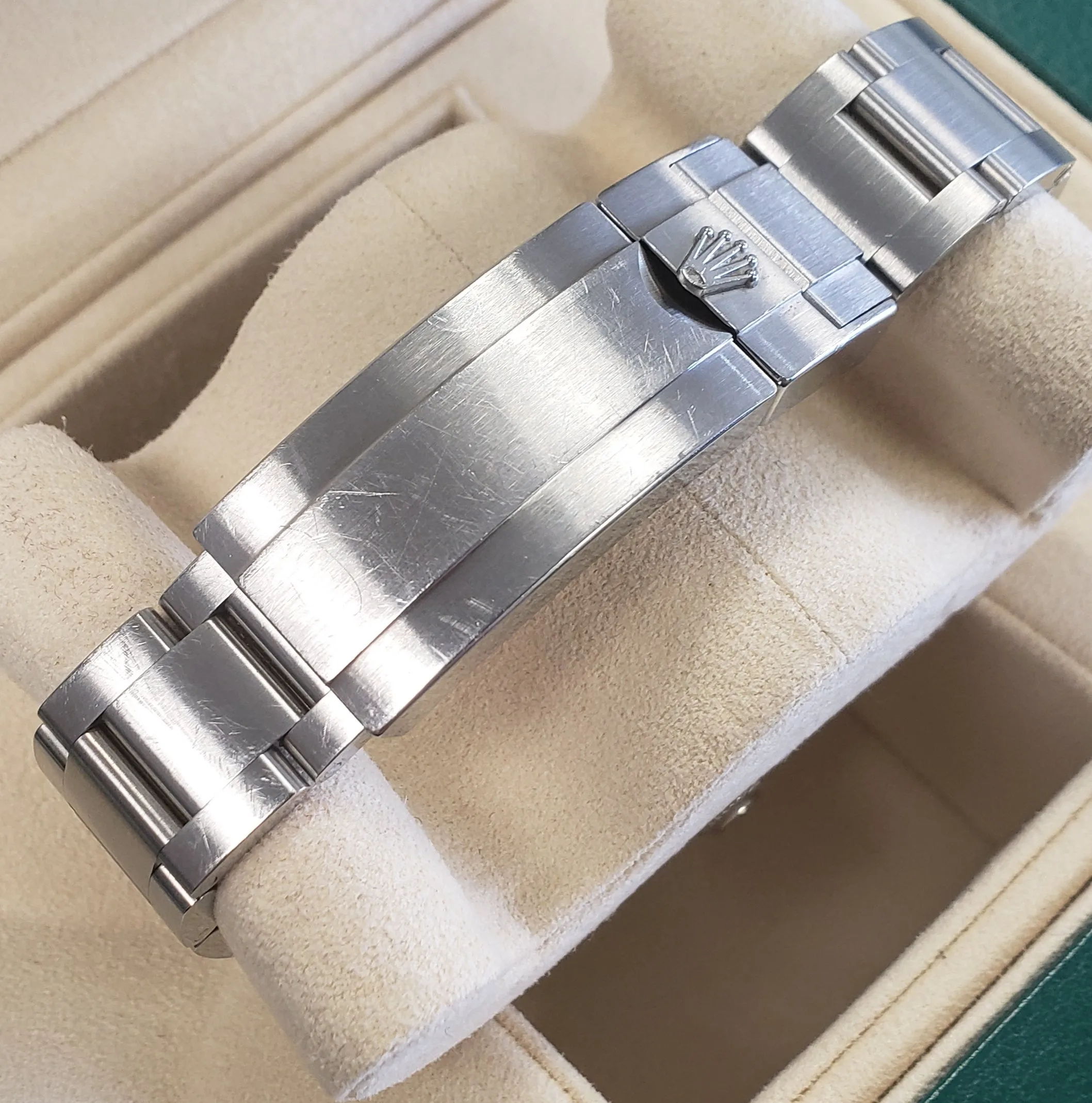 UNPOLISHED 2014 Rolex Submariner No-Date Steel Dive Ceramic 40mm Watch 114060