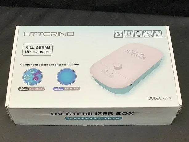 UV Sterilization Box Mobile Phone, watches, jewelries, masks, rings, little stuffs, etc.