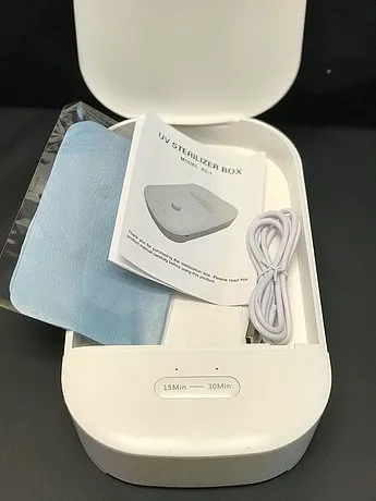 UV Sterilization Box Mobile Phone, watches, jewelries, masks, rings, little stuffs, etc.