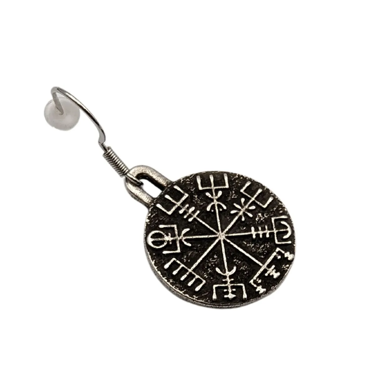 Vegvisir bronze earrings