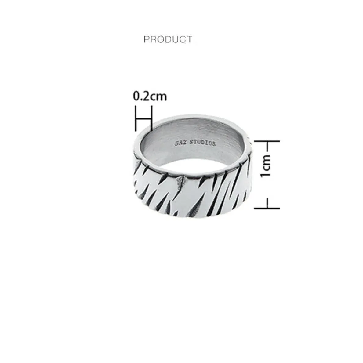 Vertical Stripe Ring