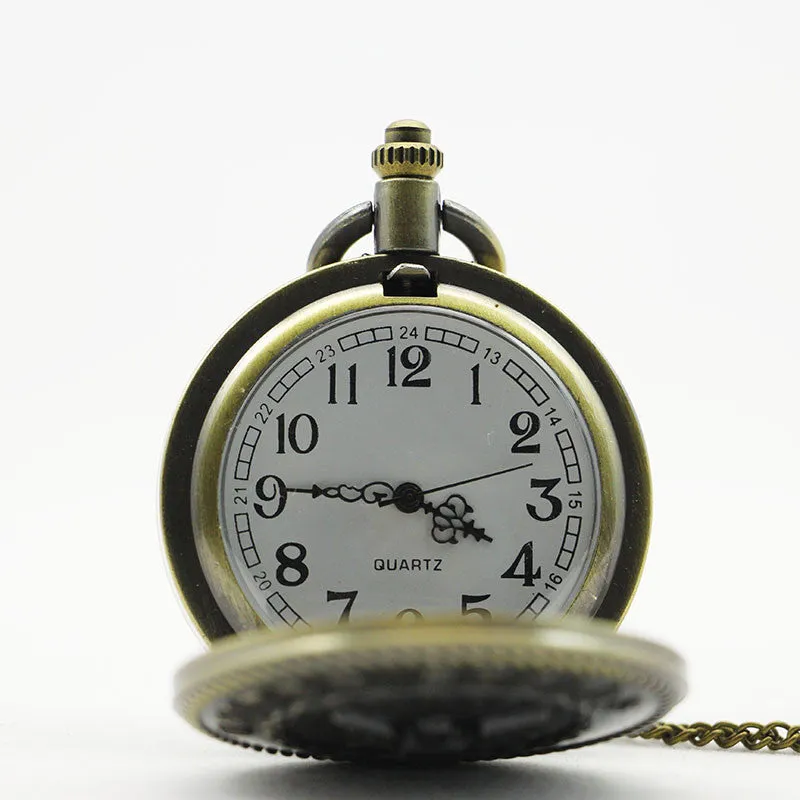 Vintage Bronze Navy Pocket Watch