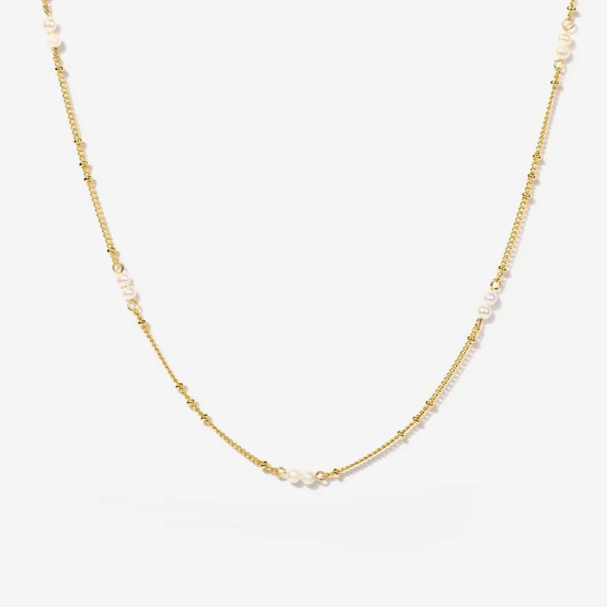 Vivienne Pearl Necklace by Little Sky Stone