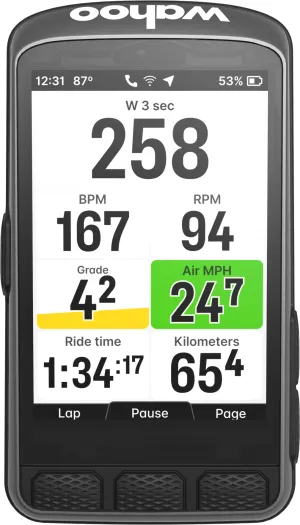 Wahoo ELEMNT ACE GPS Bike Computer - Black