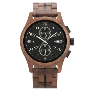 WALNUTRIX - Men Wood Watch Chronograph