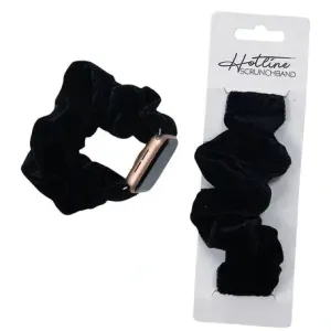 Watch Bands - Black, Blue, or Pink Velvet Scrunch Band -Apple Compatible