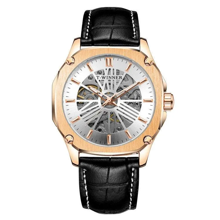 Waterproof Hollowed Out Automatic Mechanical Watch