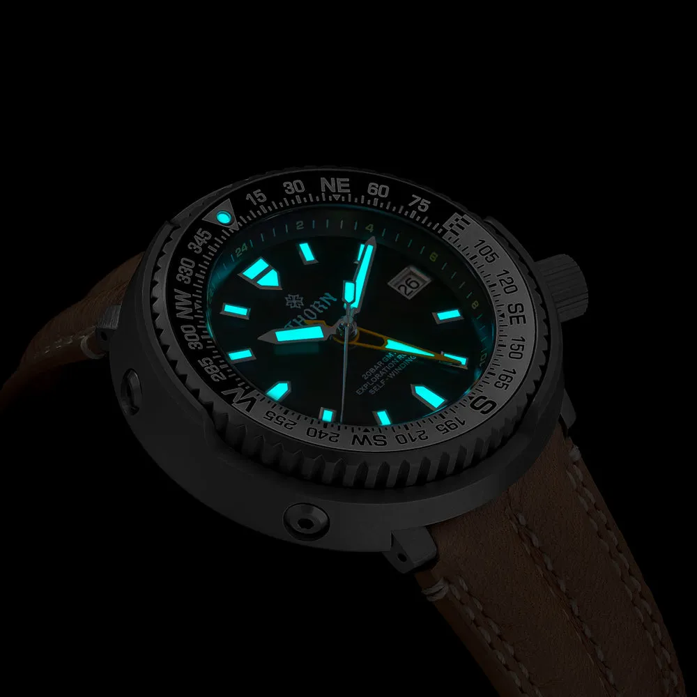 ★WeeklyDeals★Thorn T012 Titanium NH34 GMT Diver Watch
