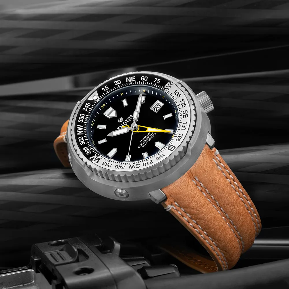 ★WeeklyDeals★Thorn T012 Titanium NH34 GMT Diver Watch