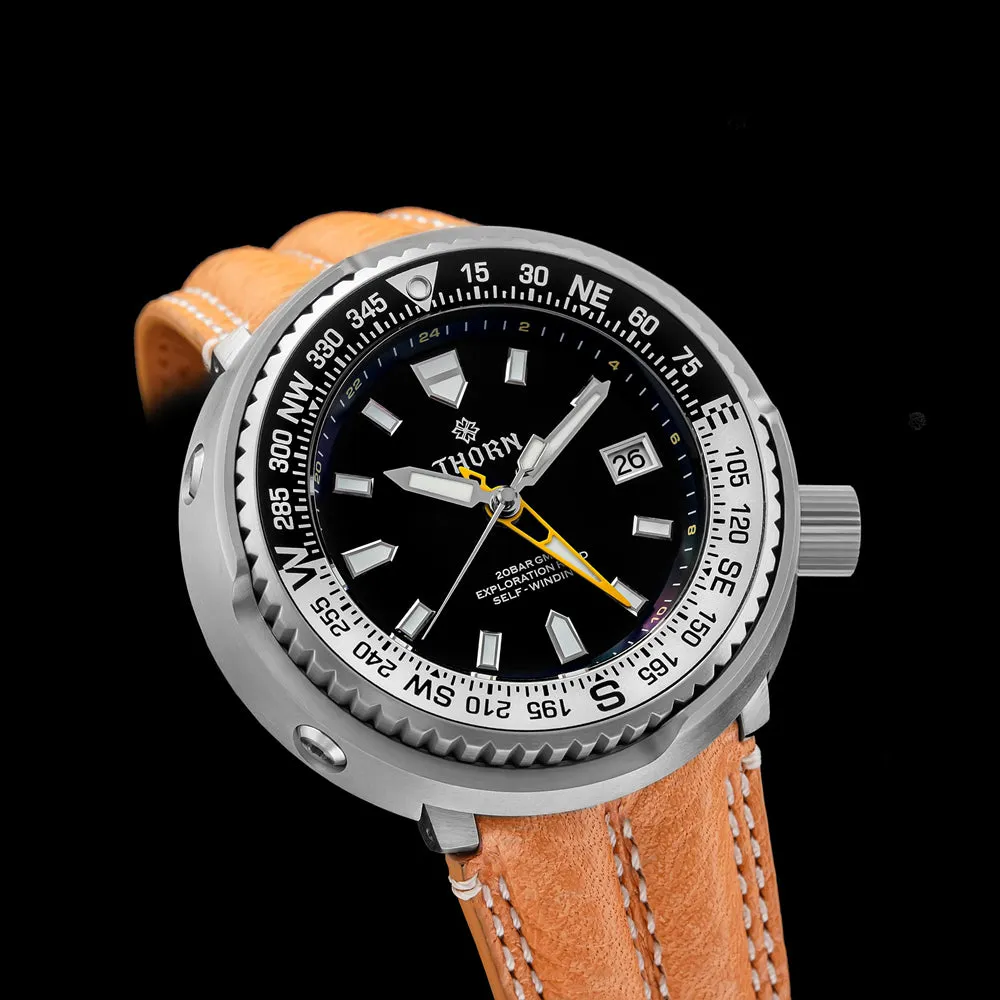 ★WeeklyDeals★Thorn T012 Titanium NH34 GMT Diver Watch