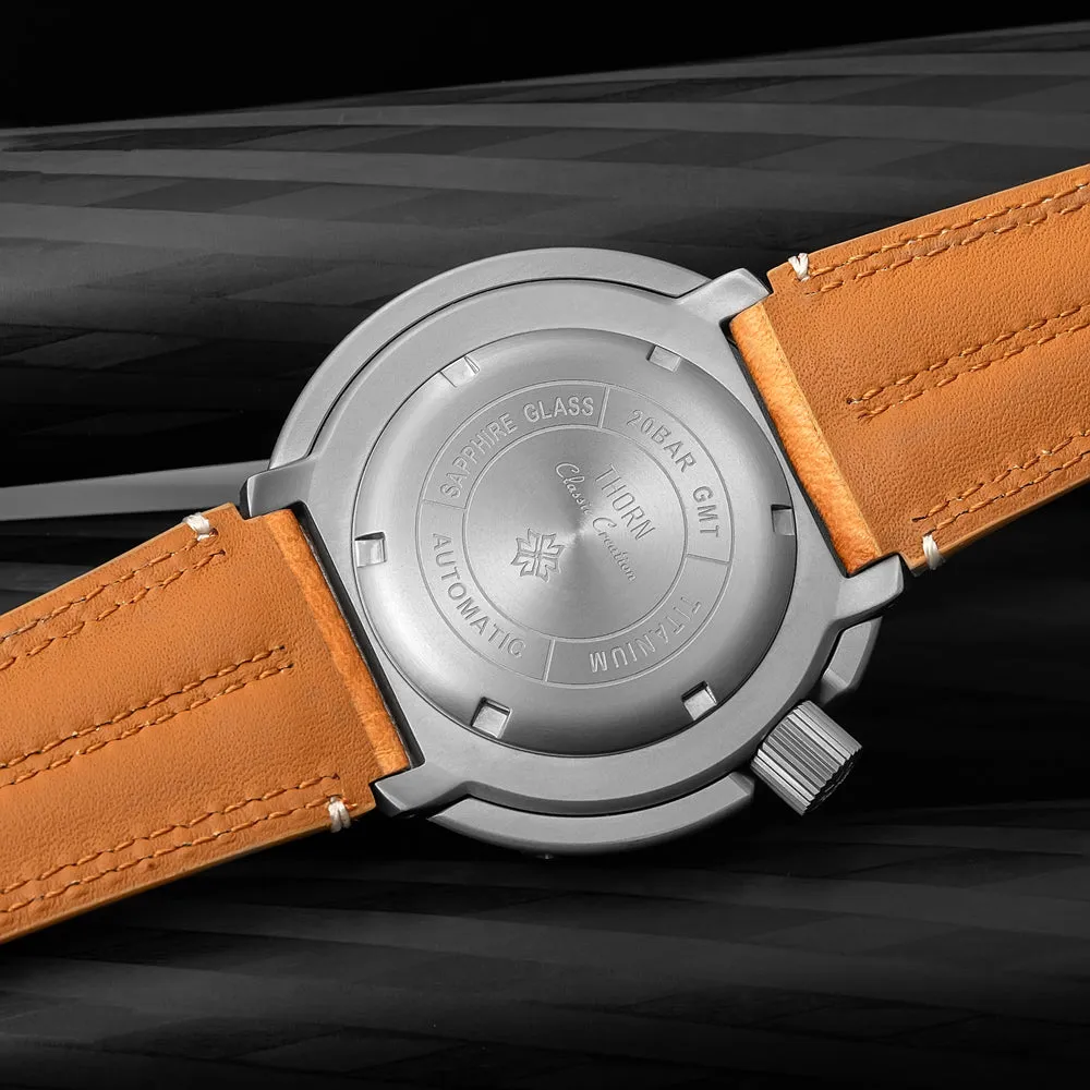★WeeklyDeals★Thorn T012 Titanium NH34 GMT Diver Watch
