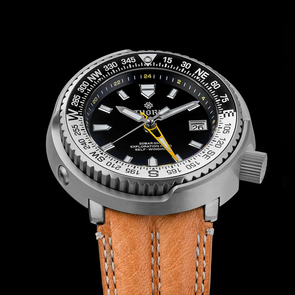 ★WeeklyDeals★Thorn T012 Titanium NH34 GMT Diver Watch