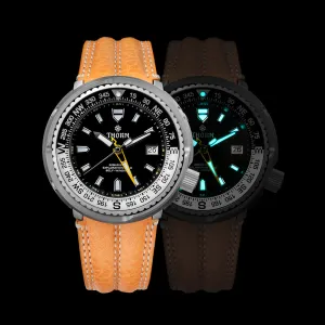 ★WeeklyDeals★Thorn T012 Titanium NH34 GMT Diver Watch