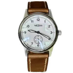Weiss Watch Company - Standard Issue Field Watch 38mm - White Dial