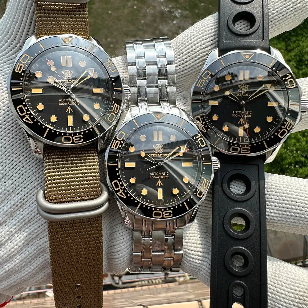 ★WelcomeDeals★Steeldive SD1957 Vintage Sea Ghost Watch
