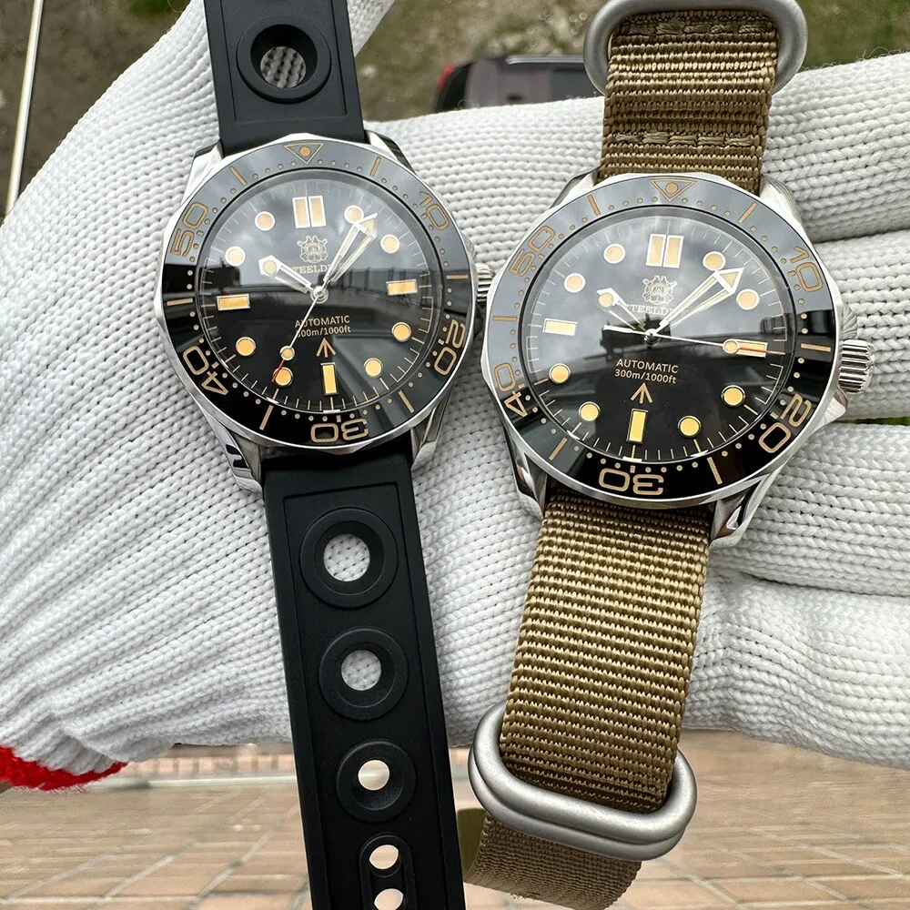 ★WelcomeDeals★Steeldive SD1957 Vintage Sea Ghost Watch
