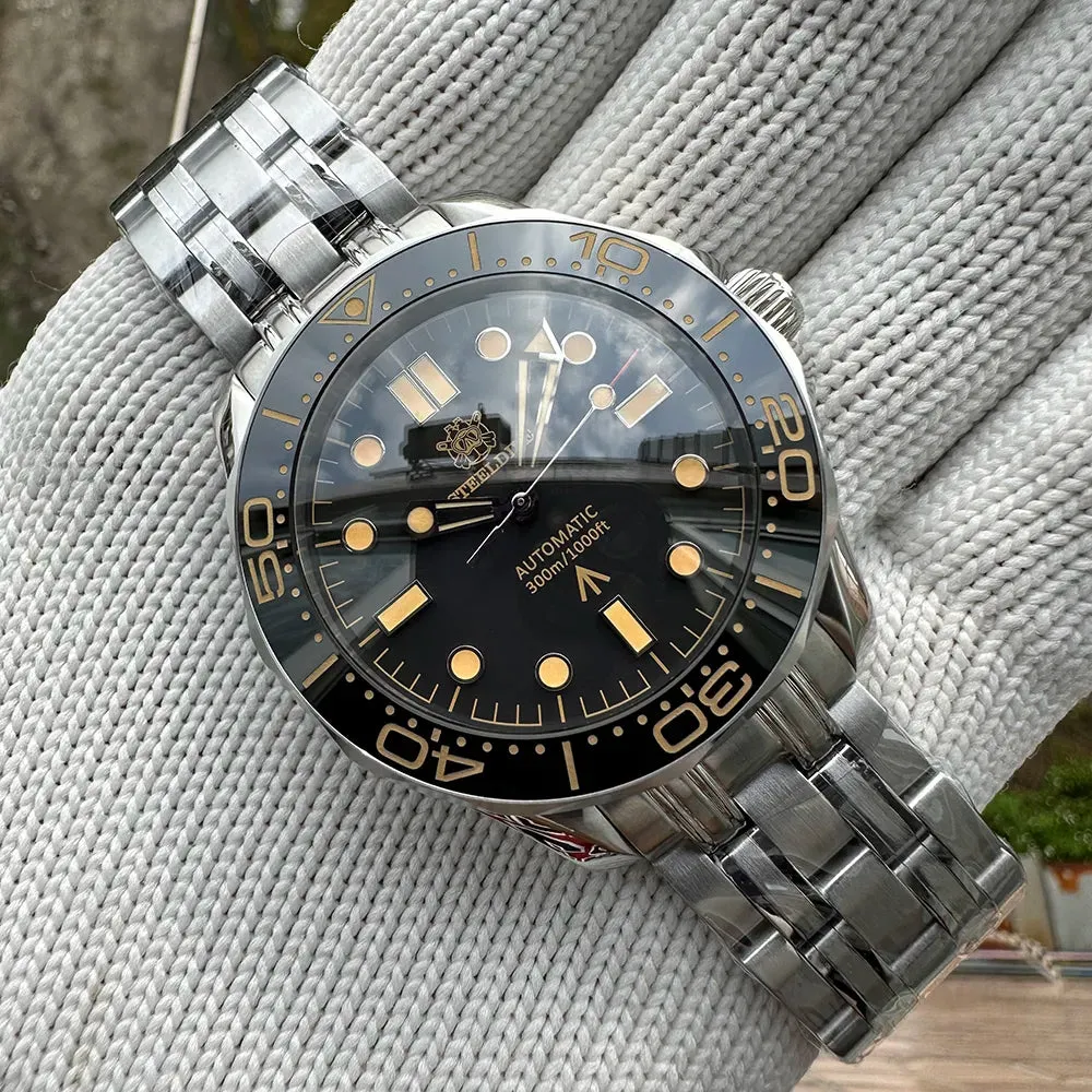 ★WelcomeDeals★Steeldive SD1957 Vintage Sea Ghost Watch