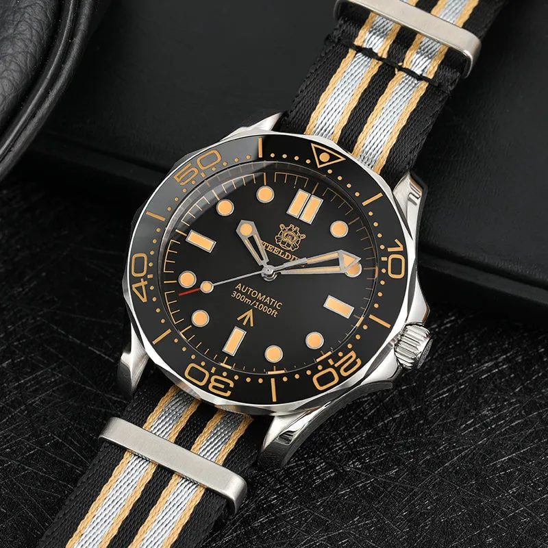 ★WelcomeDeals★Steeldive SD1957 Vintage Sea Ghost Watch