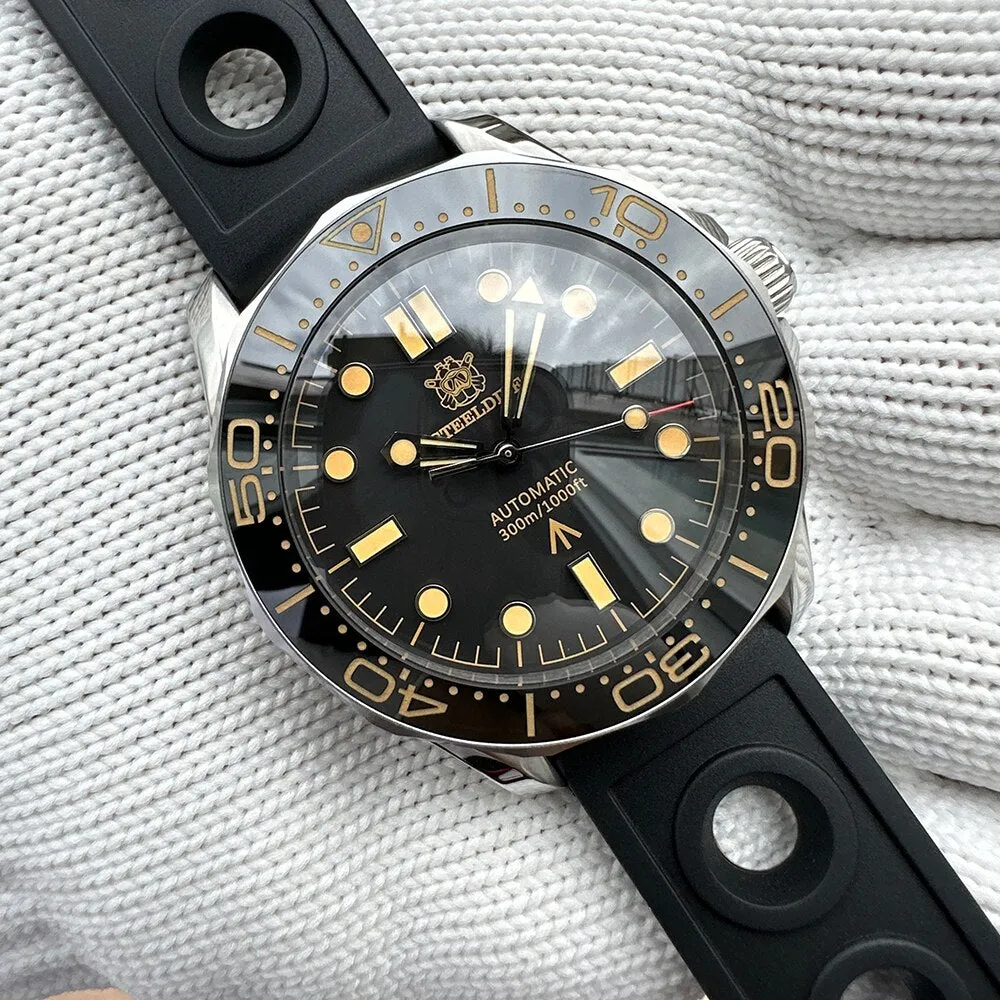 ★WelcomeDeals★Steeldive SD1957 Vintage Sea Ghost Watch