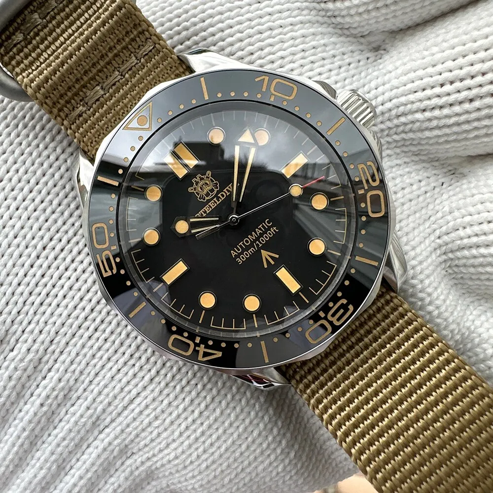 ★WelcomeDeals★Steeldive SD1957 Vintage Sea Ghost Watch