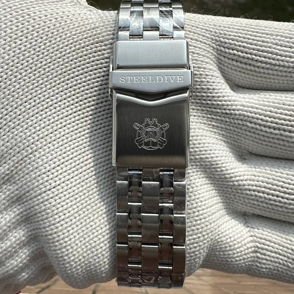 ★WelcomeDeals★Steeldive SD1957 Vintage Sea Ghost Watch