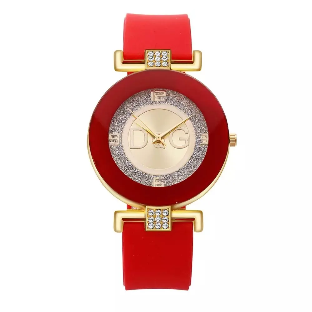 Women Fashion Quartz Silicone Matte Wristwatch