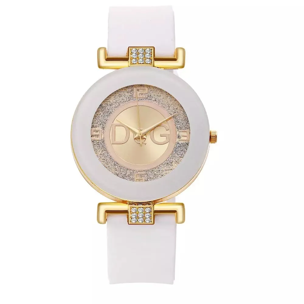Women Fashion Quartz Silicone Matte Wristwatch