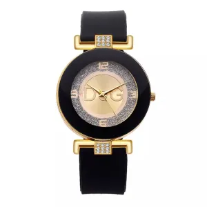 Women Fashion Quartz Silicone Matte Wristwatch