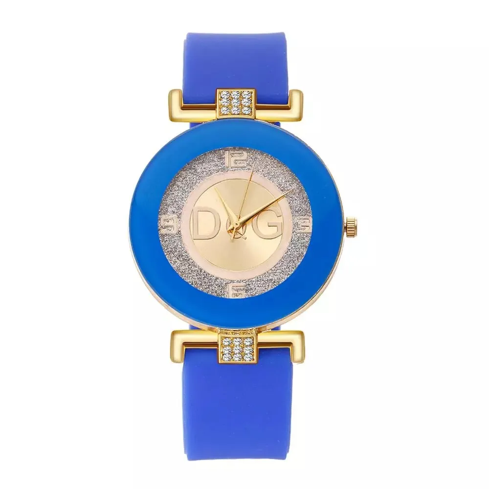 Women Fashion Quartz Silicone Matte Wristwatch