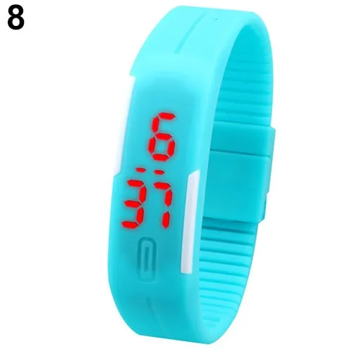 women watches Unisex Men Fashion Silicone Band Red LED Sports clock Bracelet Digital Wrist reloj mujer relogio デジタルウォッチ часы