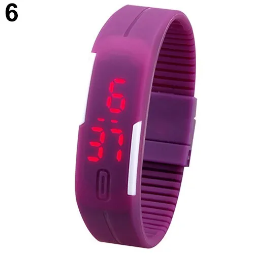 women watches Unisex Men Fashion Silicone Band Red LED Sports clock Bracelet Digital Wrist reloj mujer relogio デジタルウォッチ часы