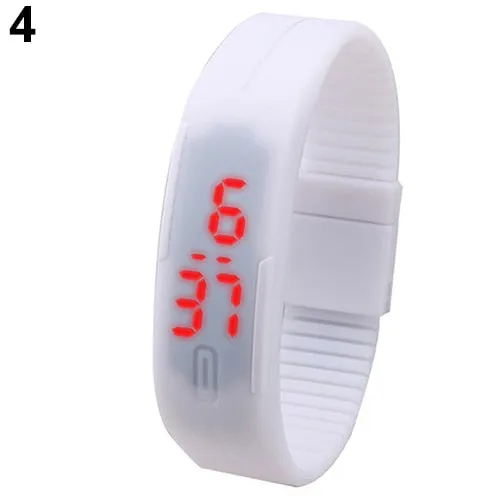 women watches Unisex Men Fashion Silicone Band Red LED Sports clock Bracelet Digital Wrist reloj mujer relogio デジタルウォッチ часы